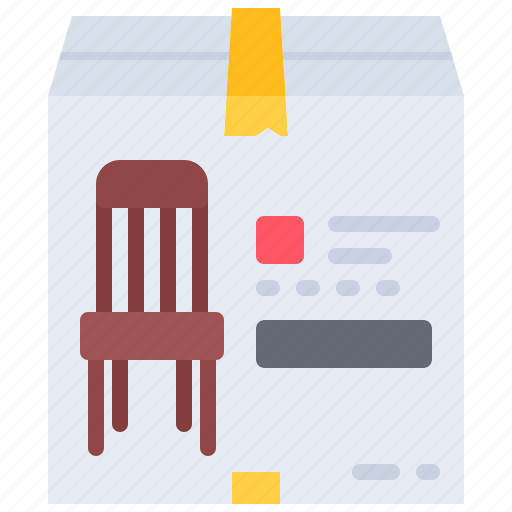 Chair, box, furniture, interior, shop icon - Download on Iconfinder