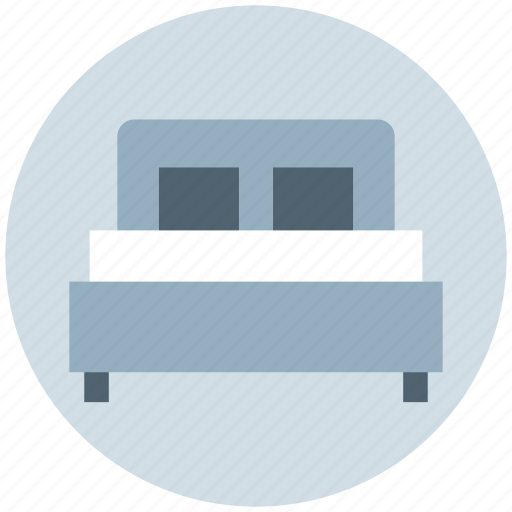 Bed, double bed, furniture, home, hotel, house, interior icon - Download on Iconfinder