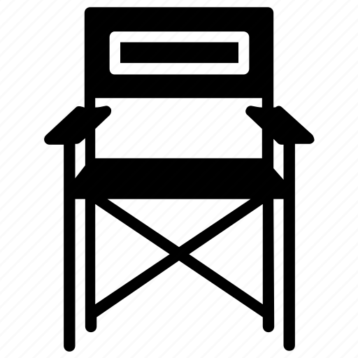 Director, chair, folding, filmmaking, producer, studio, furniture icon - Download on Iconfinder