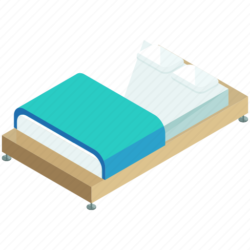 Bed, bedroom, decor, furnishings, furniture, interior, sleep icon - Download on Iconfinder