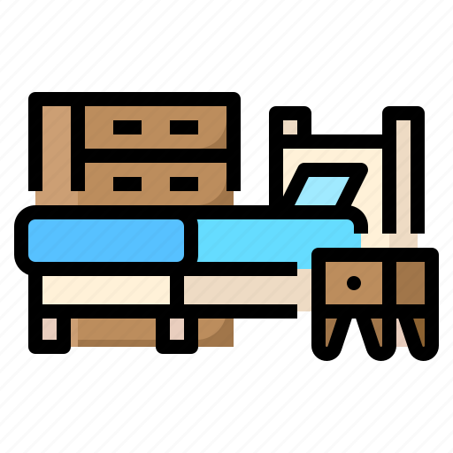 Bed, furniture, room, sleep icon - Download on Iconfinder