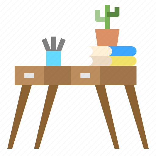 Desk, funiture, table, work icon - Download on Iconfinder