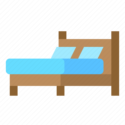 Bed, double, furniture, room, sleep icon - Download on Iconfinder