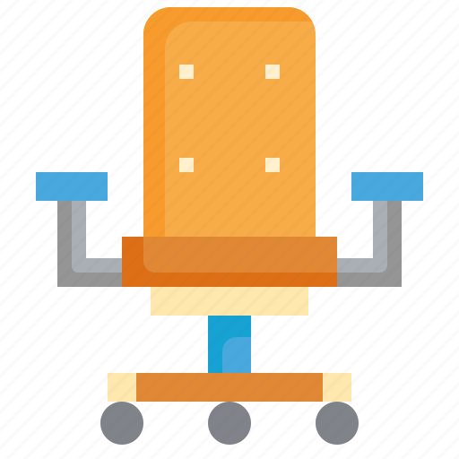 Chair, comfortable, furniture, household, office, revolving icon - Download on Iconfinder
