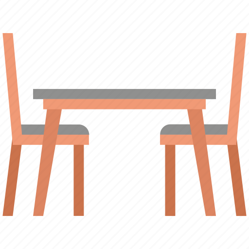 Chair, decor, dining, furnishing, furniture, interior, table icon - Download on Iconfinder