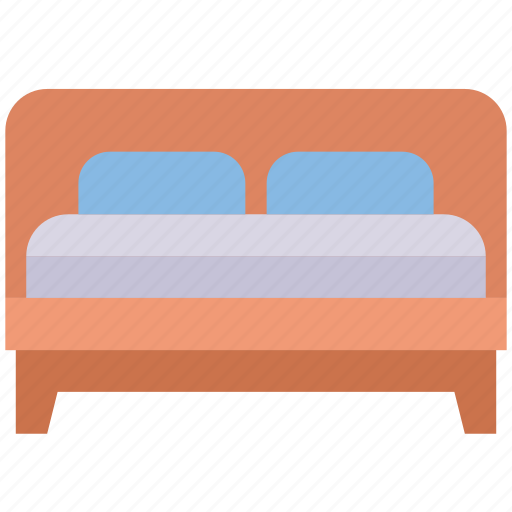 Bed, bedroom, double, furnishing, furniture, interior icon - Download on Iconfinder