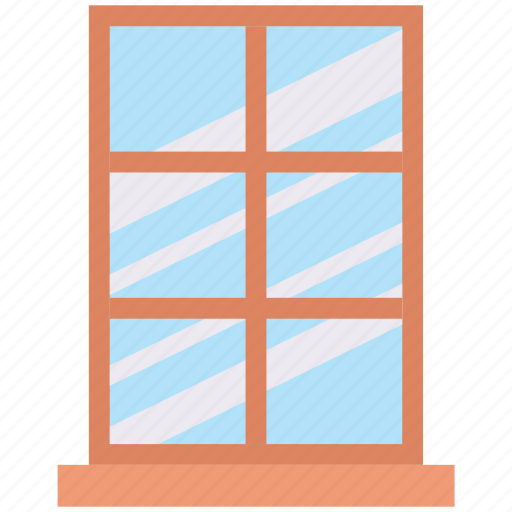 Estate, glass, interior, real, window icon - Download on Iconfinder