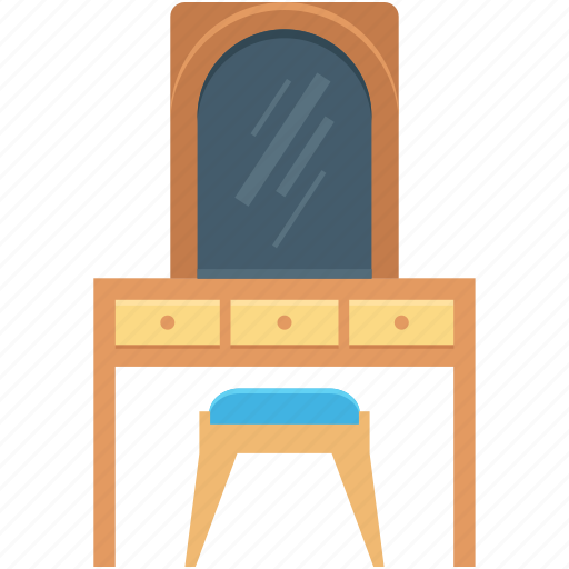Dresser, dressing table, furniture, makeup table, vanity table icon - Download on Iconfinder