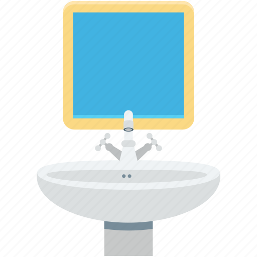 Basin, pedestal sink, sink, wash basin, washbowl icon - Download on Iconfinder