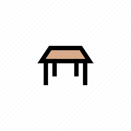Furniture, home, interior, table, wood icon - Download on Iconfinder