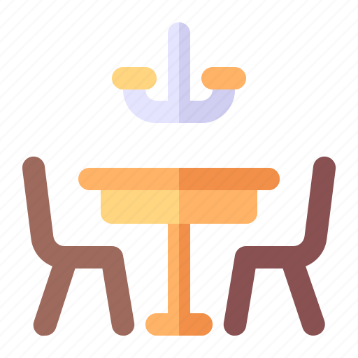 Dining, table, chair, furniture, interior icon - Download on Iconfinder
