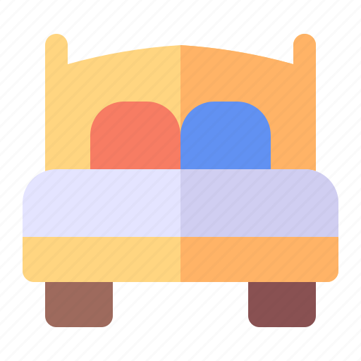 Double, bed, bedroom, furniture, mattress icon - Download on Iconfinder