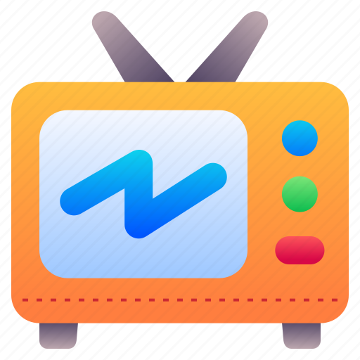 Television, televisions, tv, old, antenna, furniture icon - Download on Iconfinder