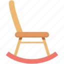 chair, furniture, oak furniture, rocker chair, rocking chair 