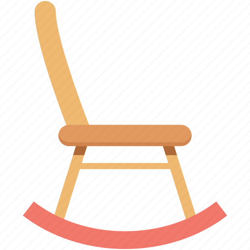 Chair, furniture, oak furniture, rocker chair, rocking chair icon - Download on Iconfinder