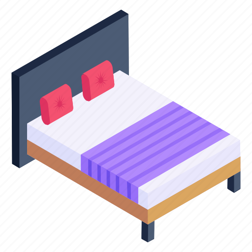 Bedstead, bed, bed frame, interior, furniture icon - Download on Iconfinder