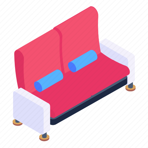 Modern sofa, couch, seat, settee, lounge icon - Download on Iconfinder