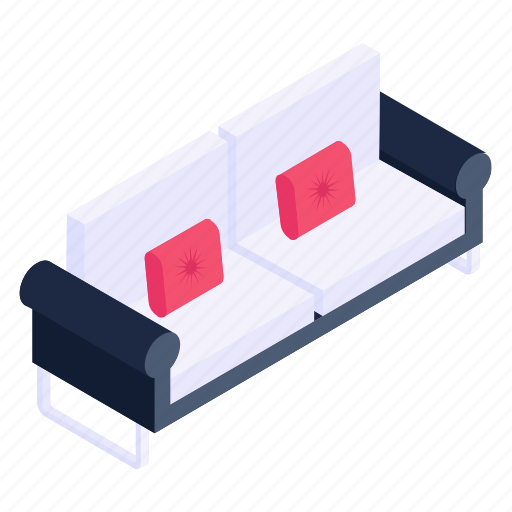 Sofa, couch, seat, settee, modern lounge icon - Download on Iconfinder