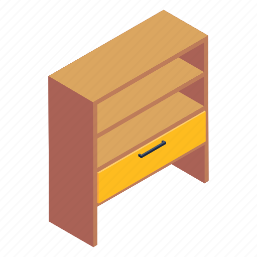 Books rack, bookshelf, books case, wooden rack, books cabinet icon - Download on Iconfinder