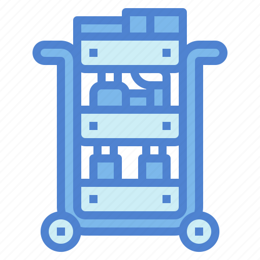 Trolley, furniture, cart, serving, shelf icon - Download on Iconfinder