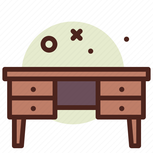 Wood, desk, furniture, interior icon - Download on Iconfinder