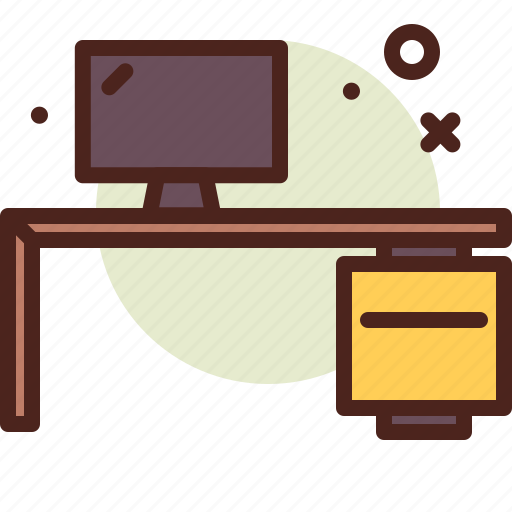 Workspace, furniture, interior icon - Download on Iconfinder