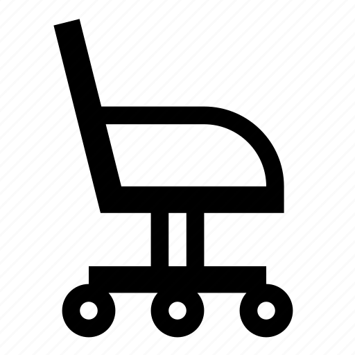 Chair, office chair, swivel chair, wheelchair, furniture, office, seat icon - Download on Iconfinder