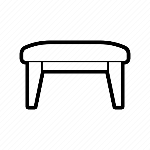 Bench, furniture, home, interior, ottoman, chair, seat icon - Download on Iconfinder