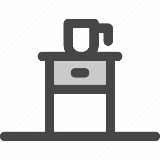 Coffee, cup, drawer, night, nightstand, table, tea icon - Download on Iconfinder