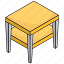 modern, table, furniture, wooden