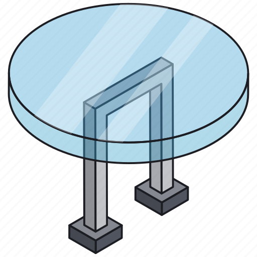 Modern, metal, table, desk icon - Download on Iconfinder