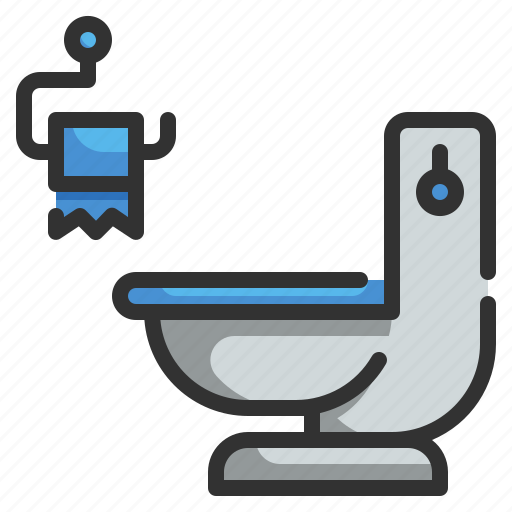 Bathroom, furniture, household, interior, restroom, sanitary, toilet icon - Download on Iconfinder