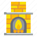 chimney, fire, fireplace, household, interior, warm