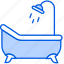 tub, bathhub, bath, shower, bathroo 
