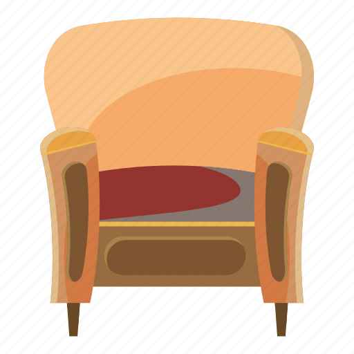 Cartoon, chair, furniture, home, interior, trim, wood icon - Download on Iconfinder