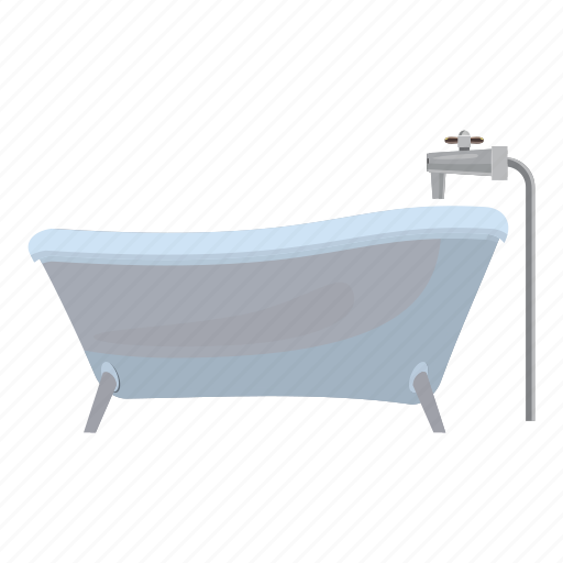Bath, bathroom, cartoon, clean, hygiene, legs, water icon - Download on Iconfinder