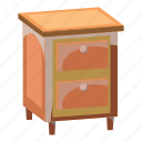 cabinet, cartoon, chest, drawers, furniture, home, interior