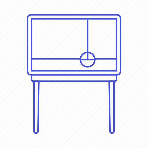 Cabinet, furniture, leg, legged, long, modern, objects icon - Download on Iconfinder