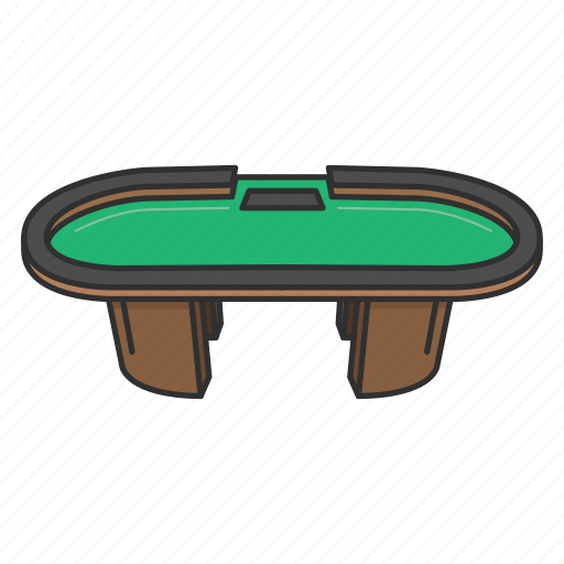 Card game, card table, furniture, game, gaming, poker, poker table icon - Download on Iconfinder