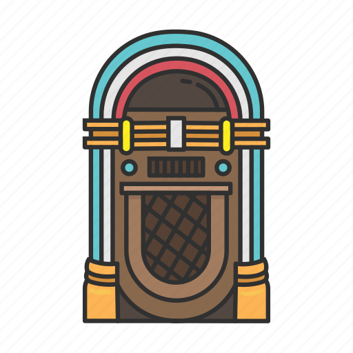 Jukebox, karaoke, music, music box, music machine, sound icon - Download on Iconfinder