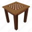 chess, chess board, chess table, furniture, games, household, table 
