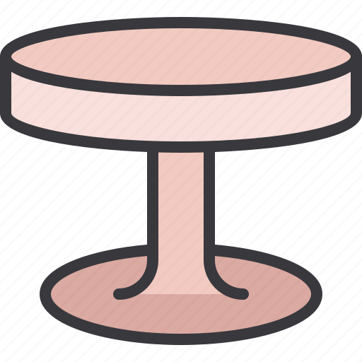 Circle, table, furniture, decoration, round icon - Download on Iconfinder