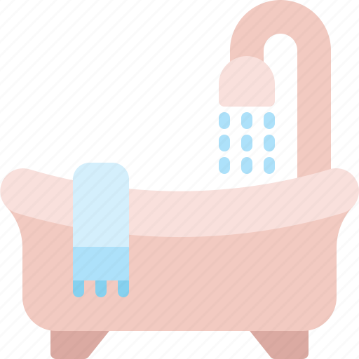 Bathtub, bath, room, clean, hygienev icon - Download on Iconfinder