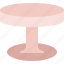 circle, table, furniture, decoration, round 