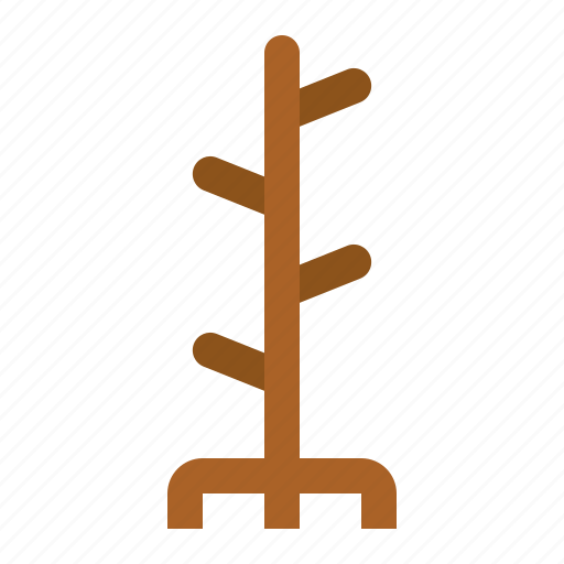 Coat, stand, furniture, home, interior, house, room icon - Download on Iconfinder