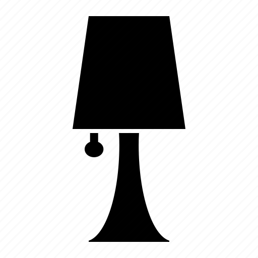 Furniture, household, table lamp icon - Download on Iconfinder