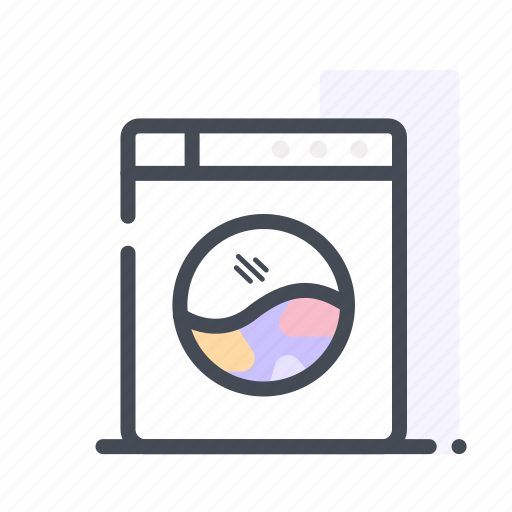 Home, machine, wash, washing machine icon - Download on Iconfinder