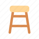 stool, chair, seat, bar, cafe, household, furniture