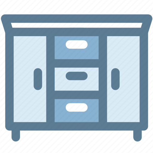 Belongings, cupboard, drawer, furniture, household, housekeeping, storage icon - Download on Iconfinder