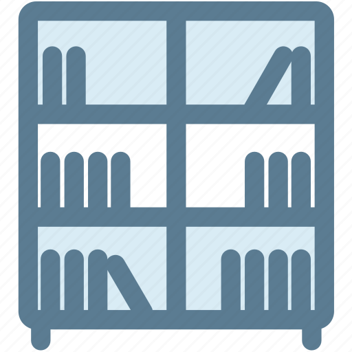 Bookshelf, decerate, furniture, home furniture, household, library, shelves icon - Download on Iconfinder